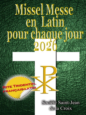 cover image of Missel Messe en Latin pour chaque jour